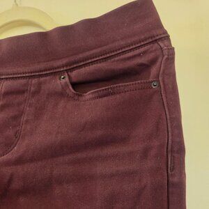 Levi Pull on Burgundy Skinny Jeans 6L